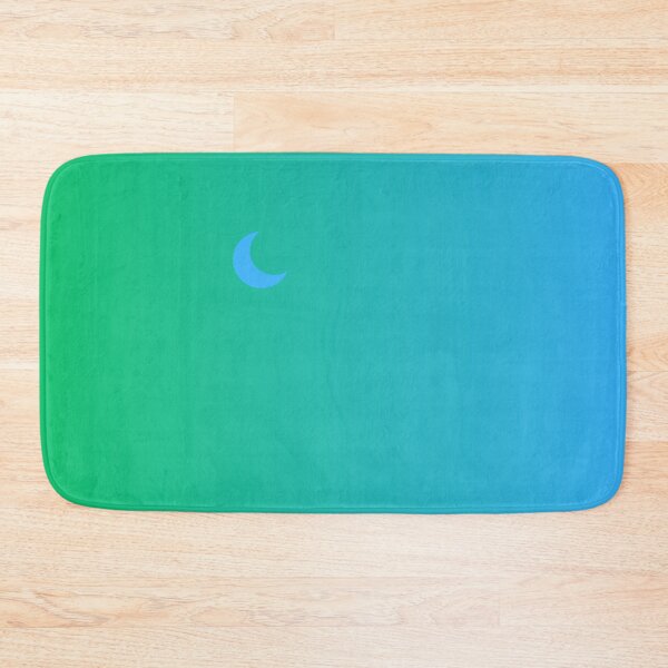 Item preview, Blended Blue Crescent Moon Green Gradient Sky designed and sold by ShaunSandhu.