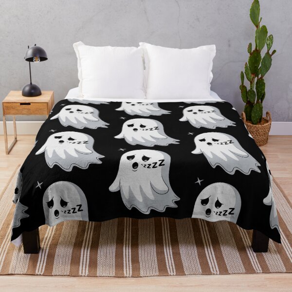 Item preview, Sleepy Cute Halloween Ghost – Tired Spirit with Zzz’s designed and sold by Taans-Creation.
