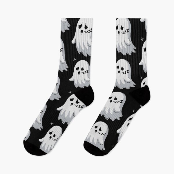 Item preview, Sleepy Cute Halloween Ghost – Tired Spirit with Zzz’s designed and sold by Taans-Creation.