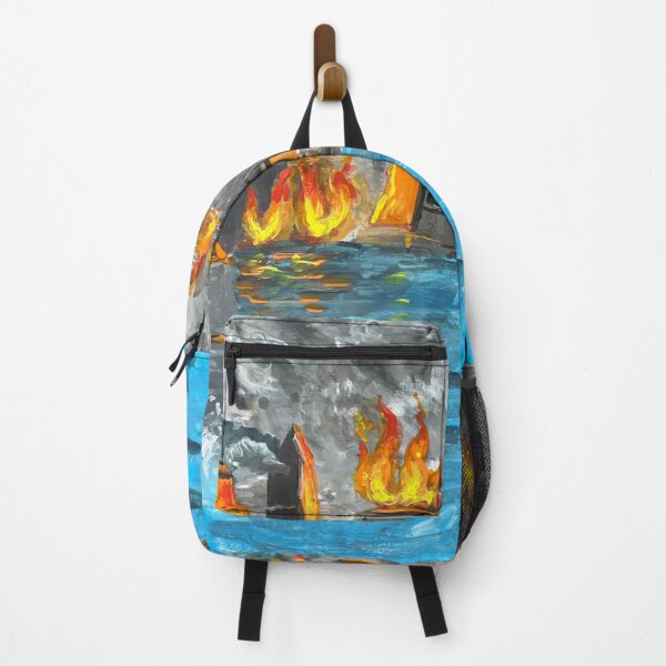 Item preview, Burning of the Library of Alexandria designed and sold by reese dawson art.