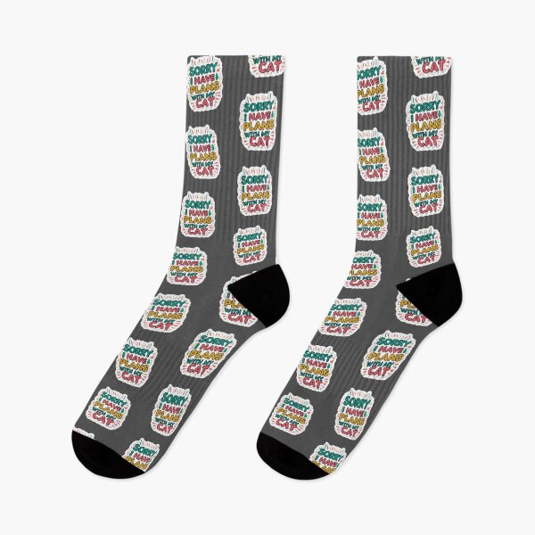 Item preview, Sorry I Have Plans with My Cat designed and sold by LewpyG.