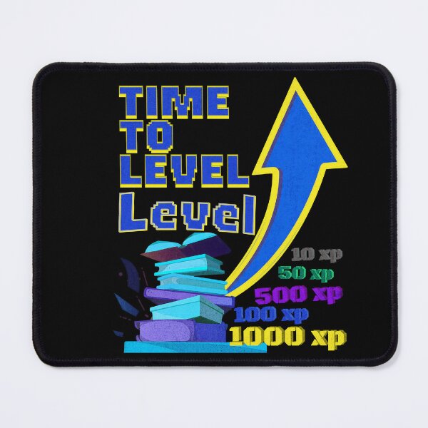 Item preview, Time to Level Up, Funny Back-to-School XP Gamer Artwork designed and sold by VueArts.