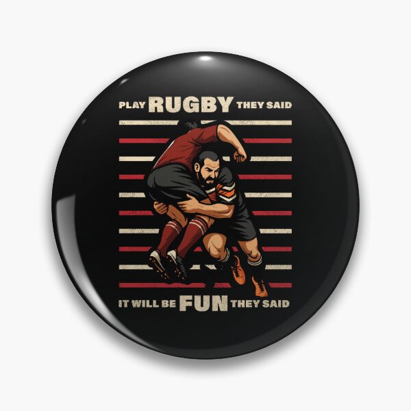 Item preview, Funny Play Rugby They Said It Will Be Fun They Said Bokke World designed and sold by d247.