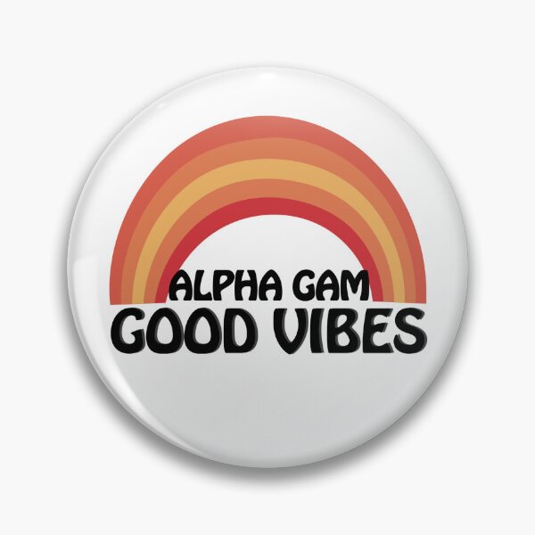 Item preview, Alpha Gam Good Vibes designed and sold by KLF Creative.
