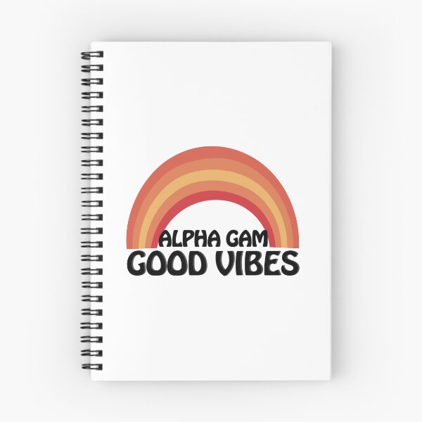 Item preview, Alpha Gam Good Vibes designed and sold by KLF Creative.