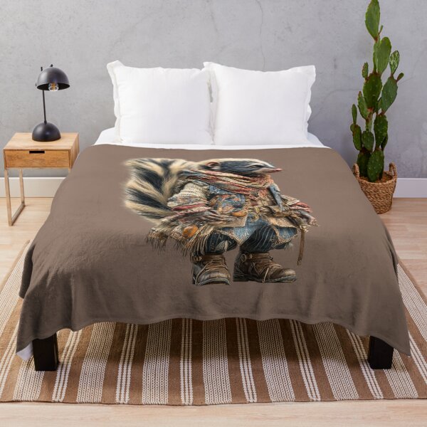 Item preview, ? Title: Wanderer of the Wildwood: Striped Skunk Adventurer designed and sold by MYTHIC PEEL STICKERS.