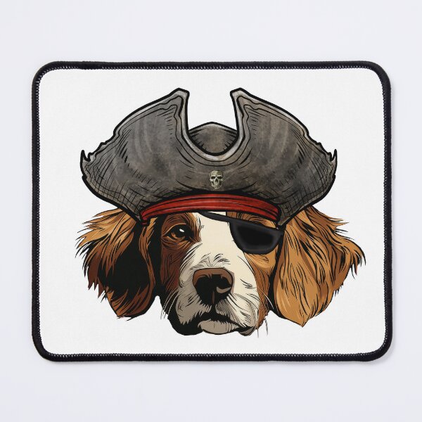 Item preview, Brittany Spaniel Pirate designed and sold by whyitsme.