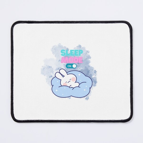 Item preview, Sleep Mode On - Blue Aesthetic Sticker designed and sold by ArtloopA.