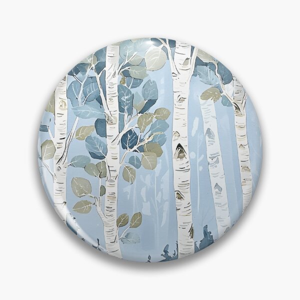 Item preview, A painting of birch woods 2 designed and sold by FlaskLab.