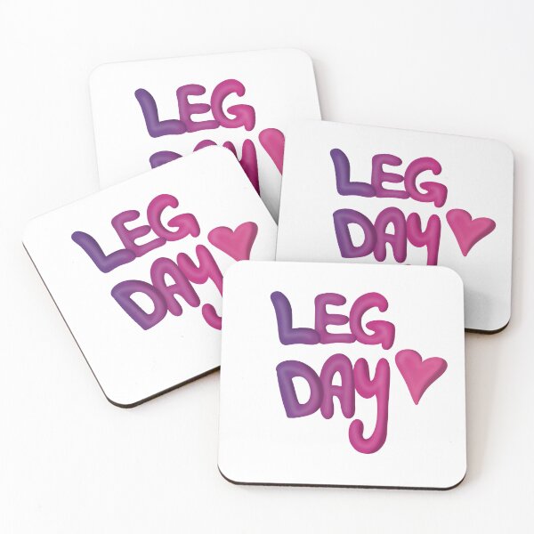 Item preview, Leg Day Pink 3D designed and sold by NutritionwithKen.