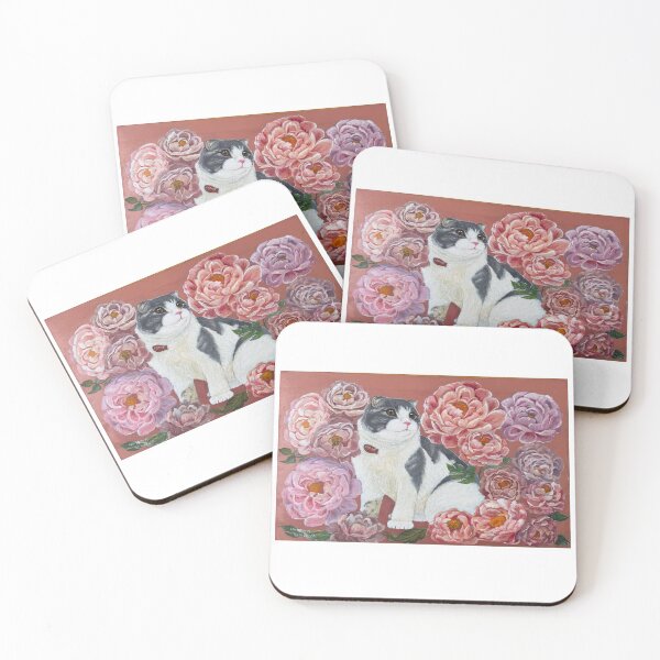 Item preview, Rose Garden Cat Dreamscape designed and sold by Umami-Kook.