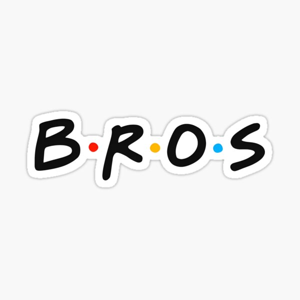 Item preview, BROS –  Friends Logo Parody – Sitcom Style Logo designed and sold by RAX-Designs.