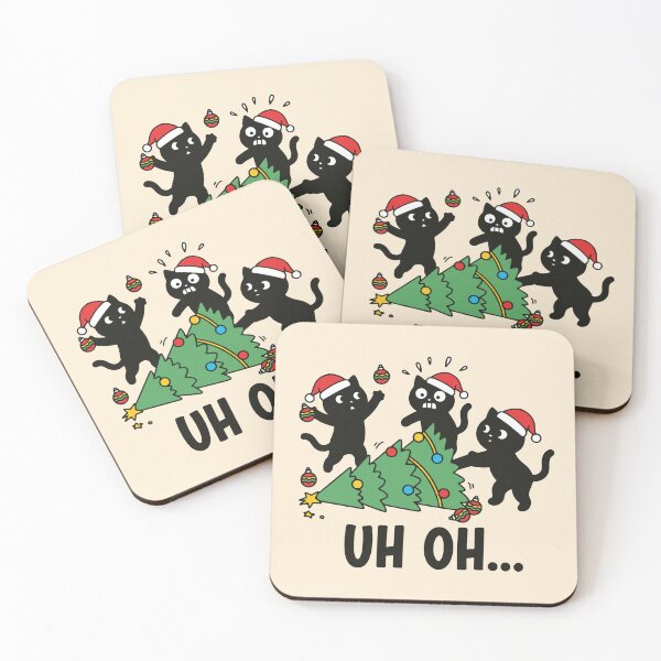 Item preview, Uh Oh Christmas Cats designed and sold by FlashCraft Design.