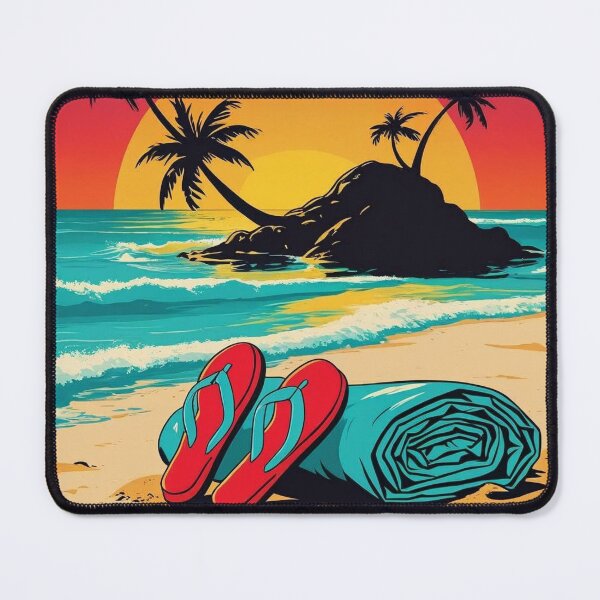 Item preview, Life is Better on the Beach Sunset Scene T-Shirt – Tropical Relaxation Vibes designed and sold by TSFPrints.