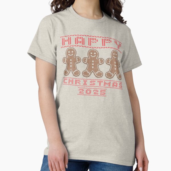 Item preview, Happy Christmas 2025 Ugly Sweater - Gingerbread designed and sold by FlashCraft Design.