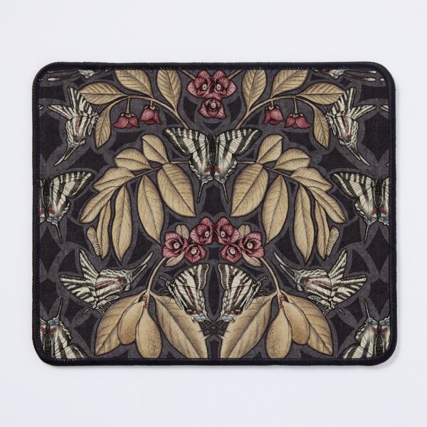 Item preview, Zebra Swallowtail Butterflies & Pawpaw in a Moody Art Nouveau Garden designed and sold by somecallmebeth.