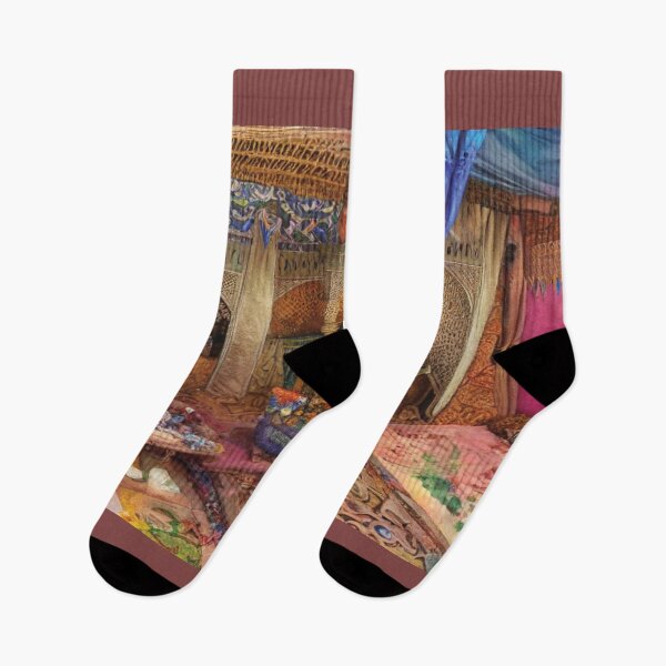 Item preview, Moroccan Oasis – Exotic Boho Interior with Warm Tones designed and sold by fairmaiden7.