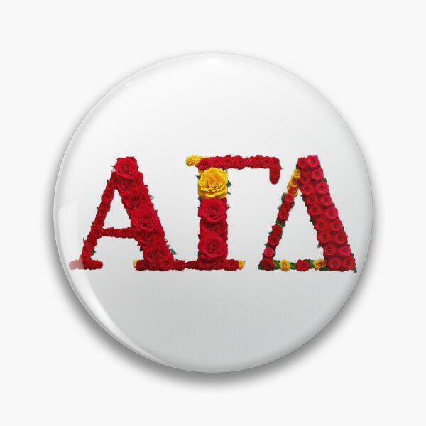 Item preview, Alpha Gam Greek Letters in Roses designed and sold by KLF Creative.