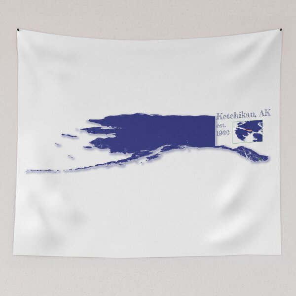 Item preview, Ketchikan, AK [Blue] designed and sold by PhilbonianDezin.