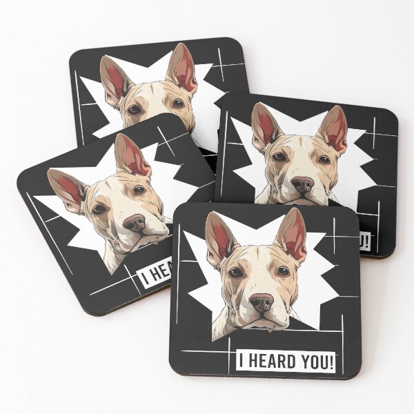 Item preview, Bull Terrier Dog Humor I Heard You designed and sold by whyitsme.