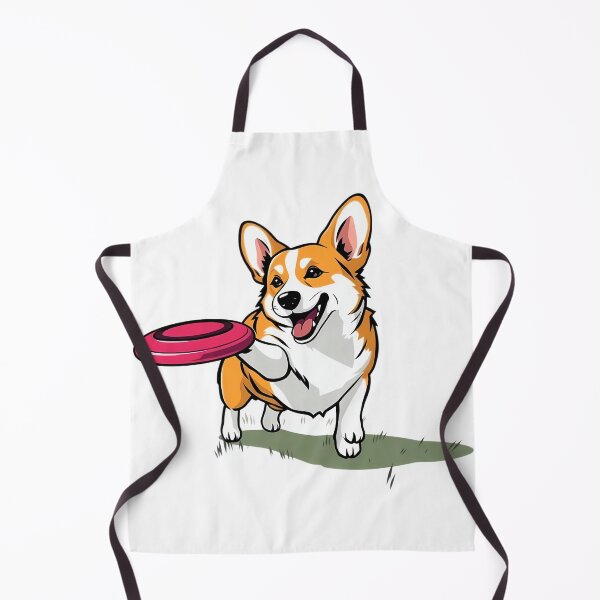 Item preview, A dog, a corgi, playing with a frisbee designed and sold by DOG DESIGN.