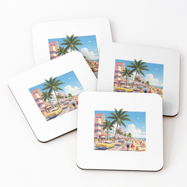 Item preview, Miami Beach - USA (Country Collection) designed and sold by HeartbeatPrint.