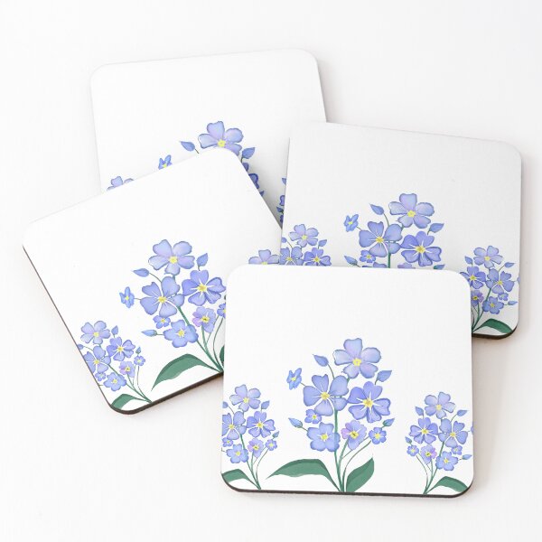 Item preview, Forget-me-not trio designed and sold by KPArtsandStuff.