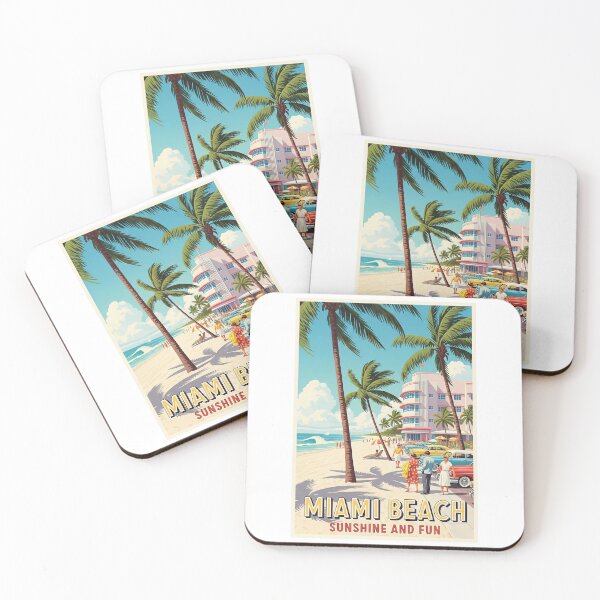 Item preview, Miami Beach - USA (Country Collection) designed and sold by HeartbeatPrint.
