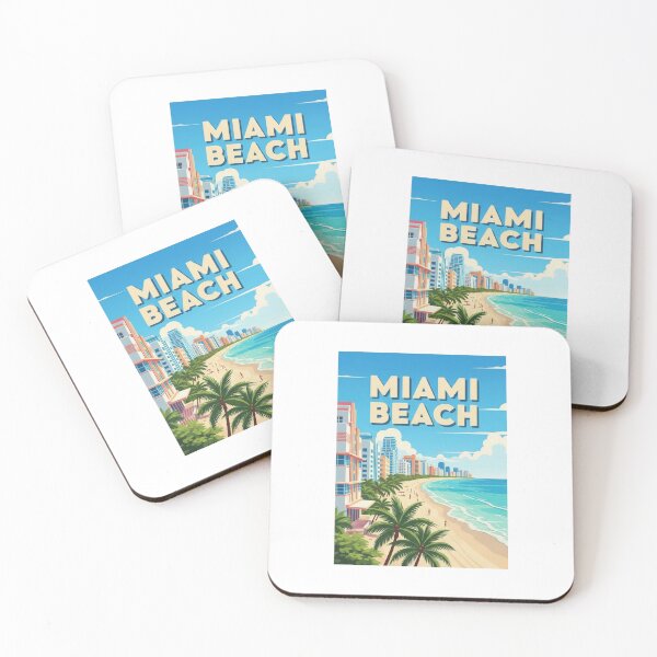 Item preview, Miami Beach - USA (Country Collection) designed and sold by HeartbeatPrint.