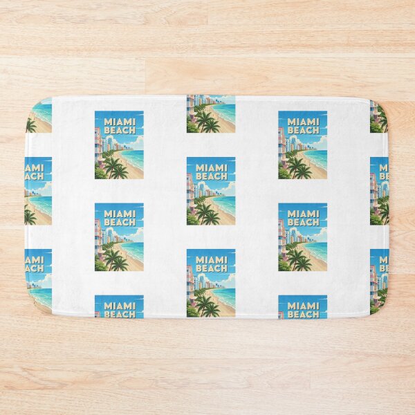 Item preview, Miami Beach - USA (Country Collection) designed and sold by HeartbeatPrint.
