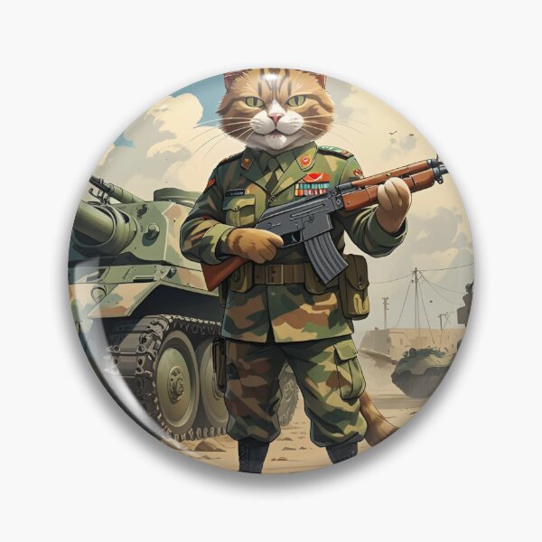 Item preview, Army cat designed and sold by 5-Star-Shopper.