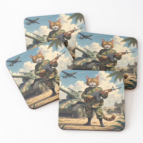 Item preview, Army cat designed and sold by 5-Star-Shopper.