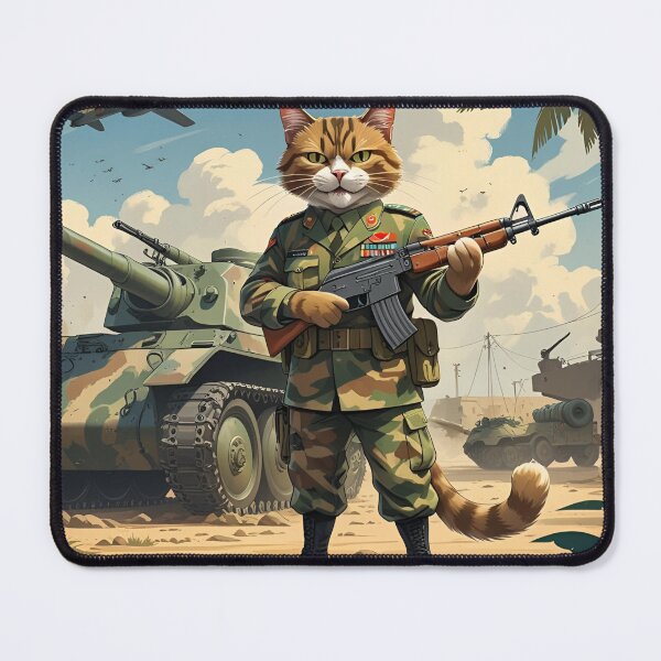 Item preview, Army cat designed and sold by 5-Star-Shopper.