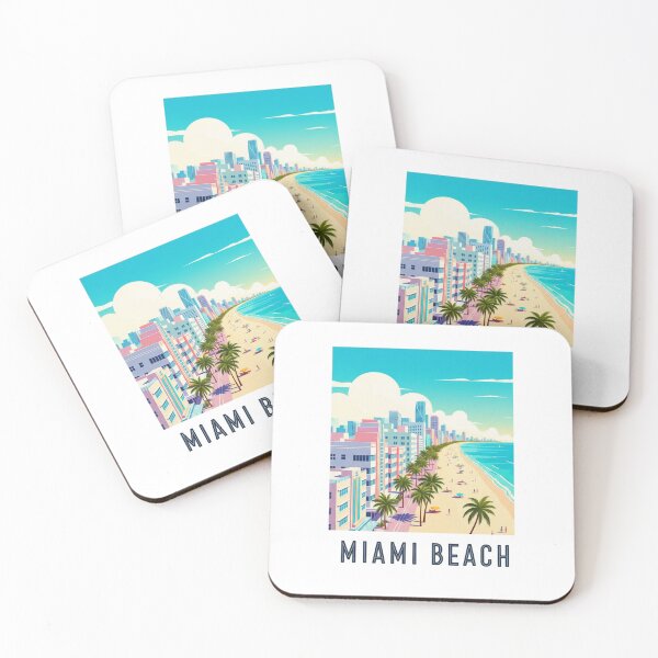 Item preview, Miami Beach - USA (Country Collection) designed and sold by HeartbeatPrint.