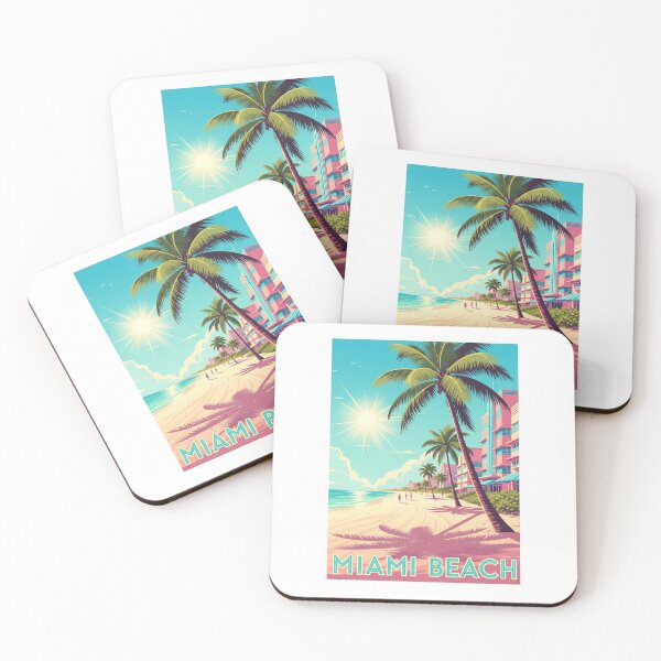 Item preview, Miami Beach - USA (Country Collection) designed and sold by HeartbeatPrint.