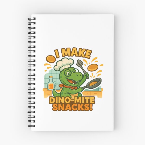 Item preview, I Make Dino-Mite Snacks Funny Dinosaur Chef designed and sold by k3rstman1.