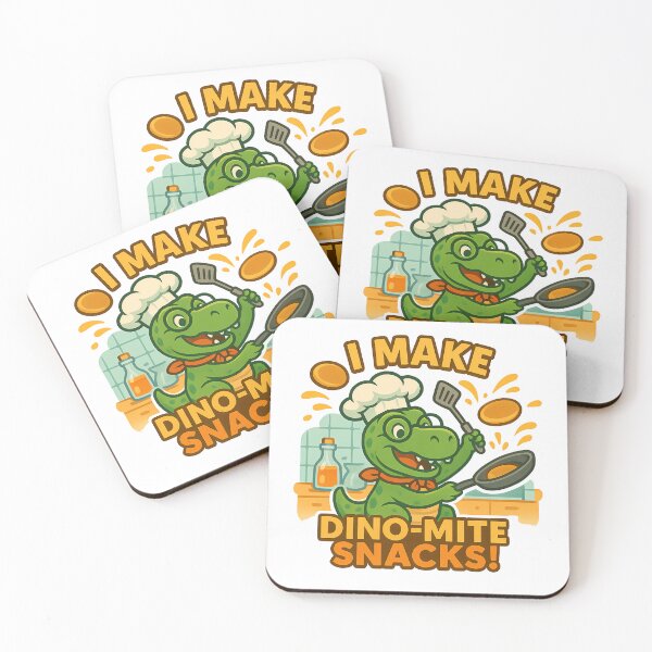 Item preview, I Make Dino-Mite Snacks Funny Dinosaur Chef designed and sold by k3rstman1.