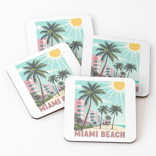 Item preview, Miami Beach - USA (Country Collection) designed and sold by HeartbeatPrint.