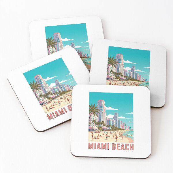 Item preview, Miami Beach - USA (Country Collection) designed and sold by HeartbeatPrint.