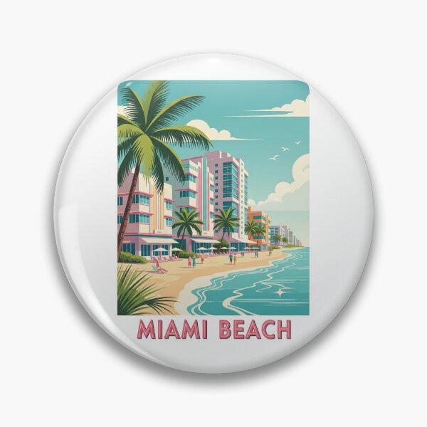 Item preview, Miami Beach - USA (Country Collection) designed and sold by HeartbeatPrint.
