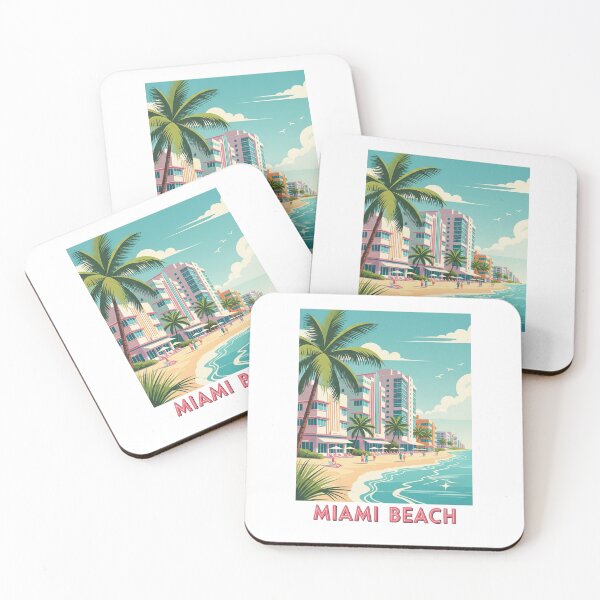 Item preview, Miami Beach - USA (Country Collection) designed and sold by HeartbeatPrint.