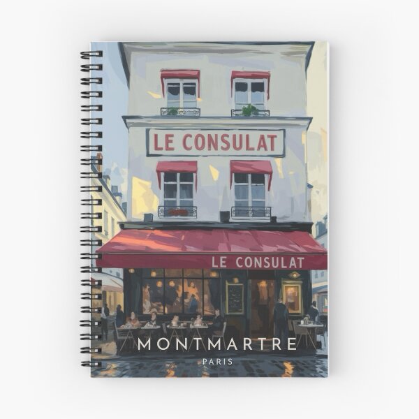 Item preview, Montmartre Paris Travel Poster – Impressionist Painting  designed and sold by CARRAANN.