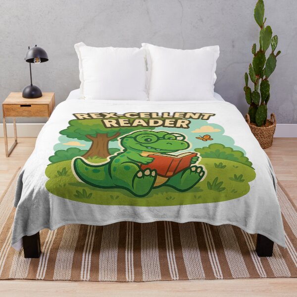 Item preview, Rex-cellent Reader Dinosaur Book Lover designed and sold by k3rstman1.