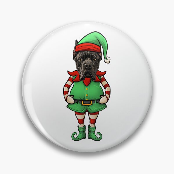 Artikelvorschau, Lustiger Weihnachtself Cane Corso Hund entworfen und verkauft von whyitsme.
