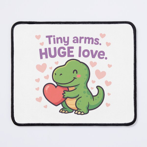 Item preview, Tiny Arms, Huge Love Dinosaur Charm designed and sold by k3rstman1.