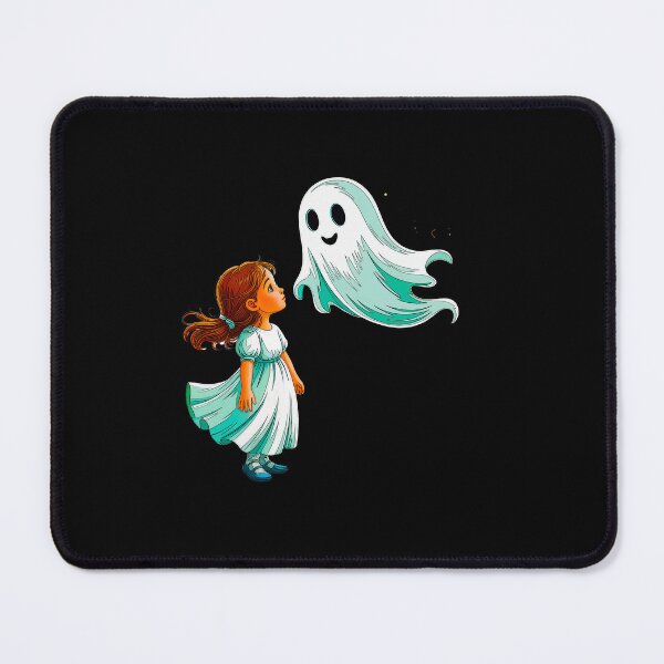Item preview, Halloween Girl with Gost designed and sold by Sublime Studio graphics.