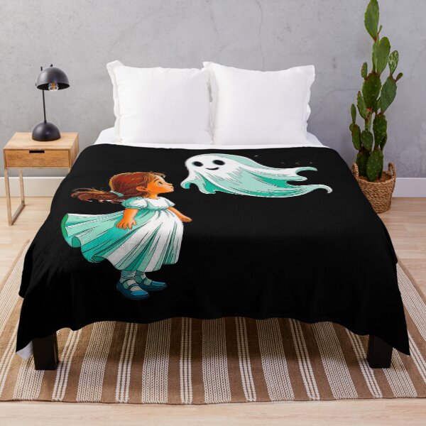 Item preview, Halloween Girl with Gost designed and sold by Sublime Studio graphics.