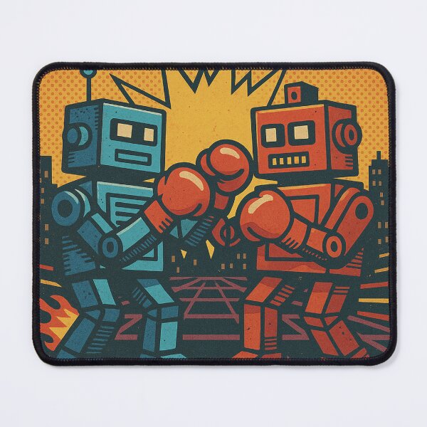 Item preview, Retro Robot Rumble designed and sold by CyangProduct.