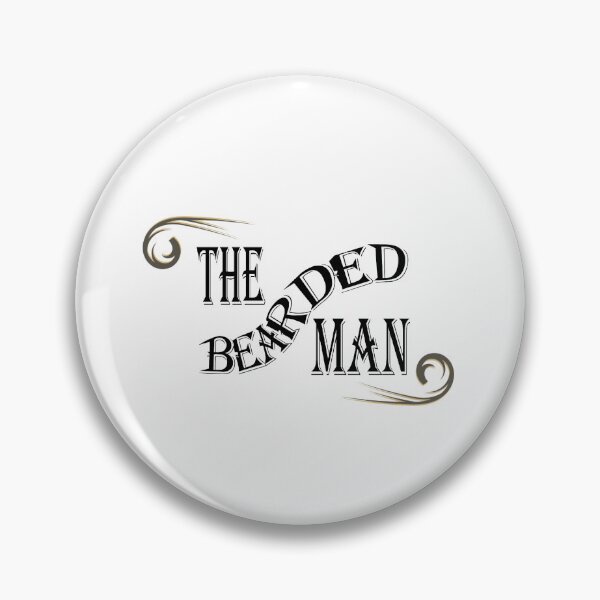 Item preview, The Bearded Man – Bold Facial Hair Typography Design designed and sold by fairmaiden7.