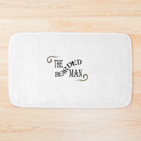 Item preview, The Bearded Man – Bold Facial Hair Typography Design designed and sold by fairmaiden7.